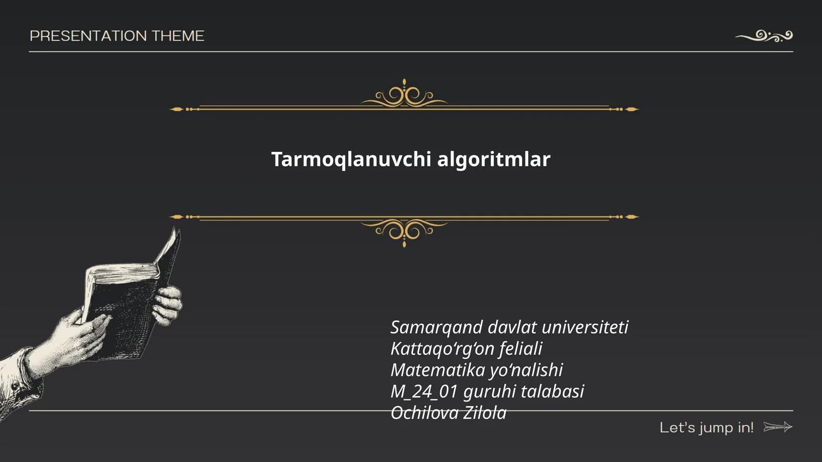 Tarmoqlanuvchi algoritmlar