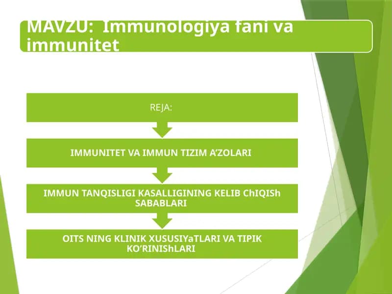 Immunitet va immunologiya