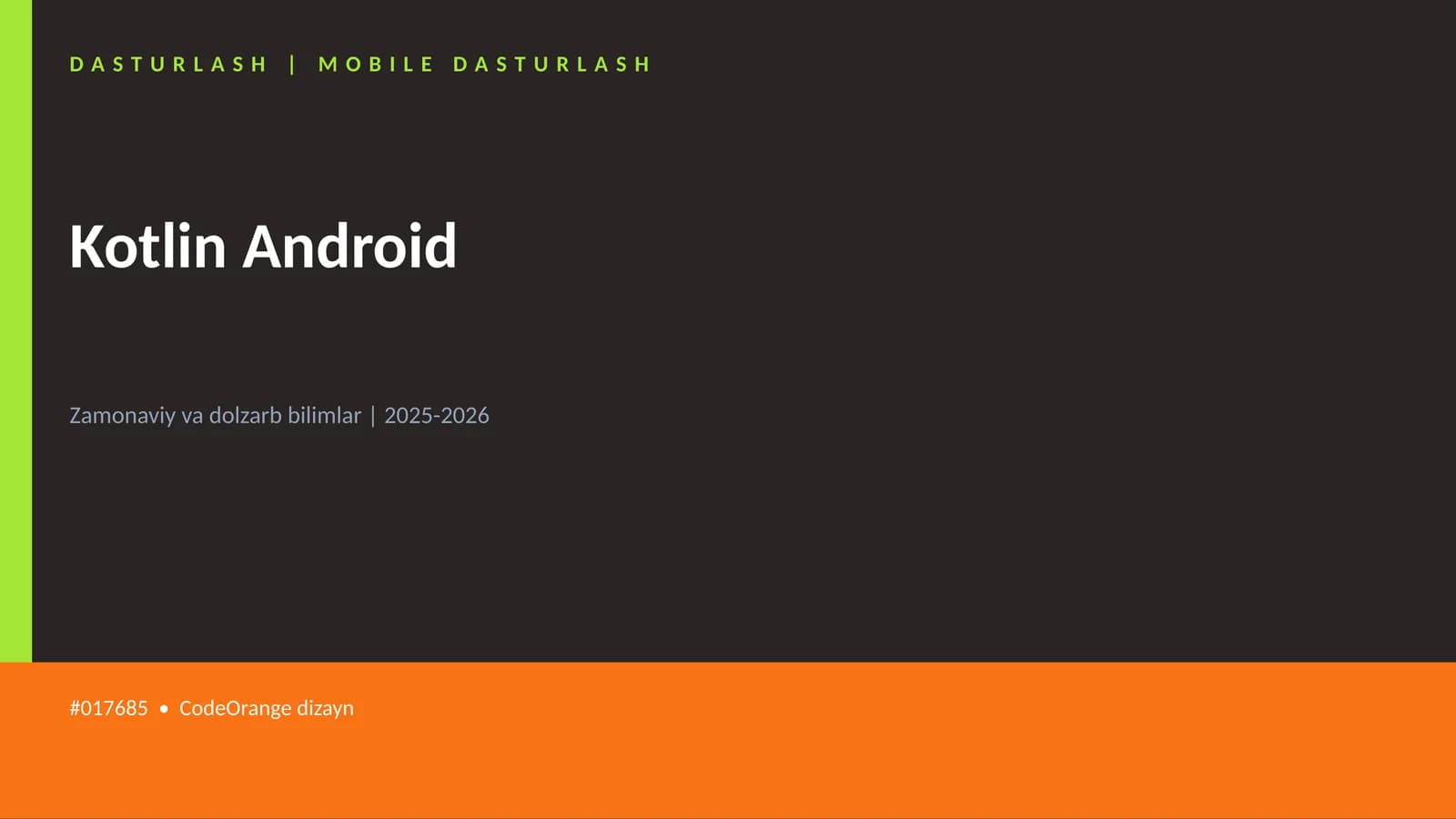 Kotlin Android