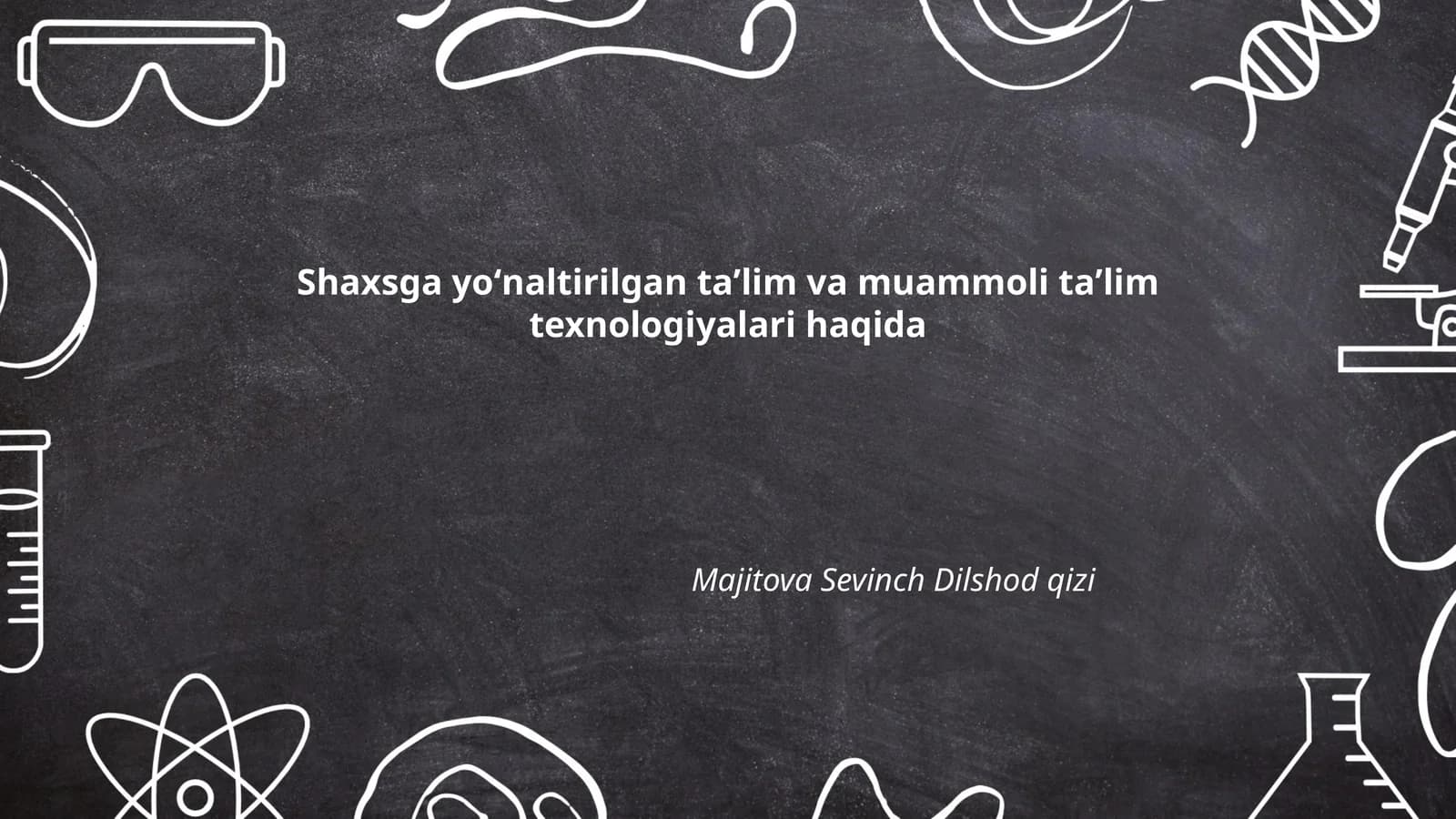 Shaxsga yoʻnaltirilgan taʼlim va muammoli taʼlim texnologiyalari haqida