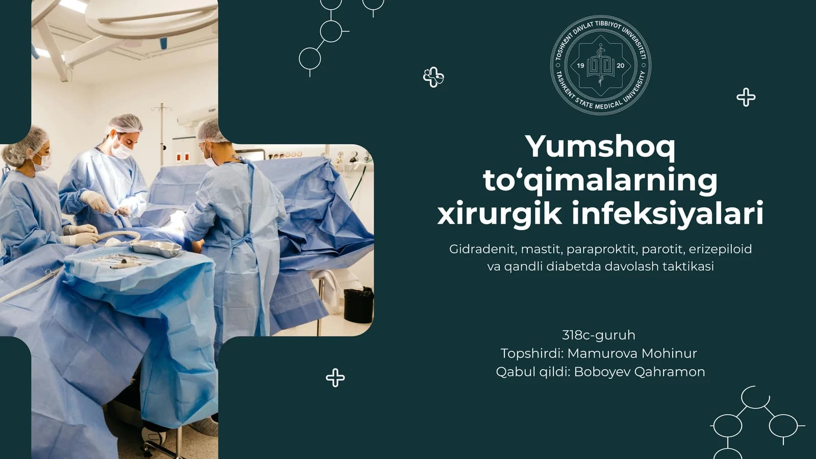 Yumshoq to‘qimalarning xirurgik infeksiyalari