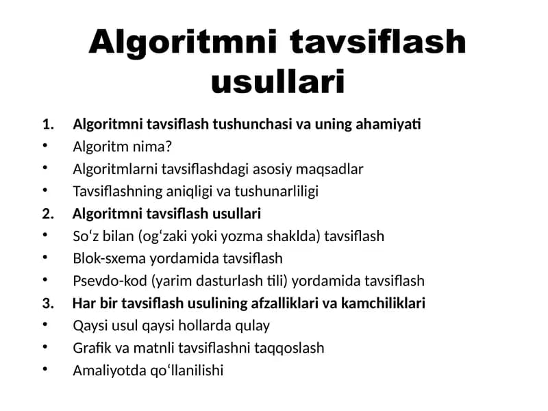 Algoritmlar