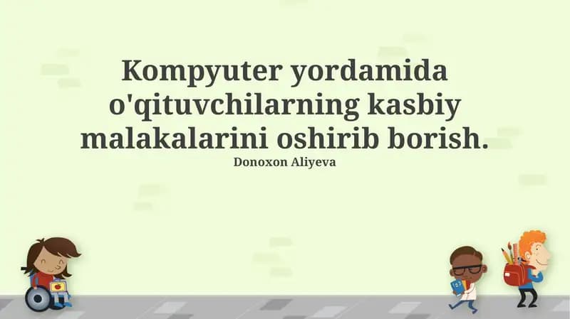 Ta'lim resurslariga kirish