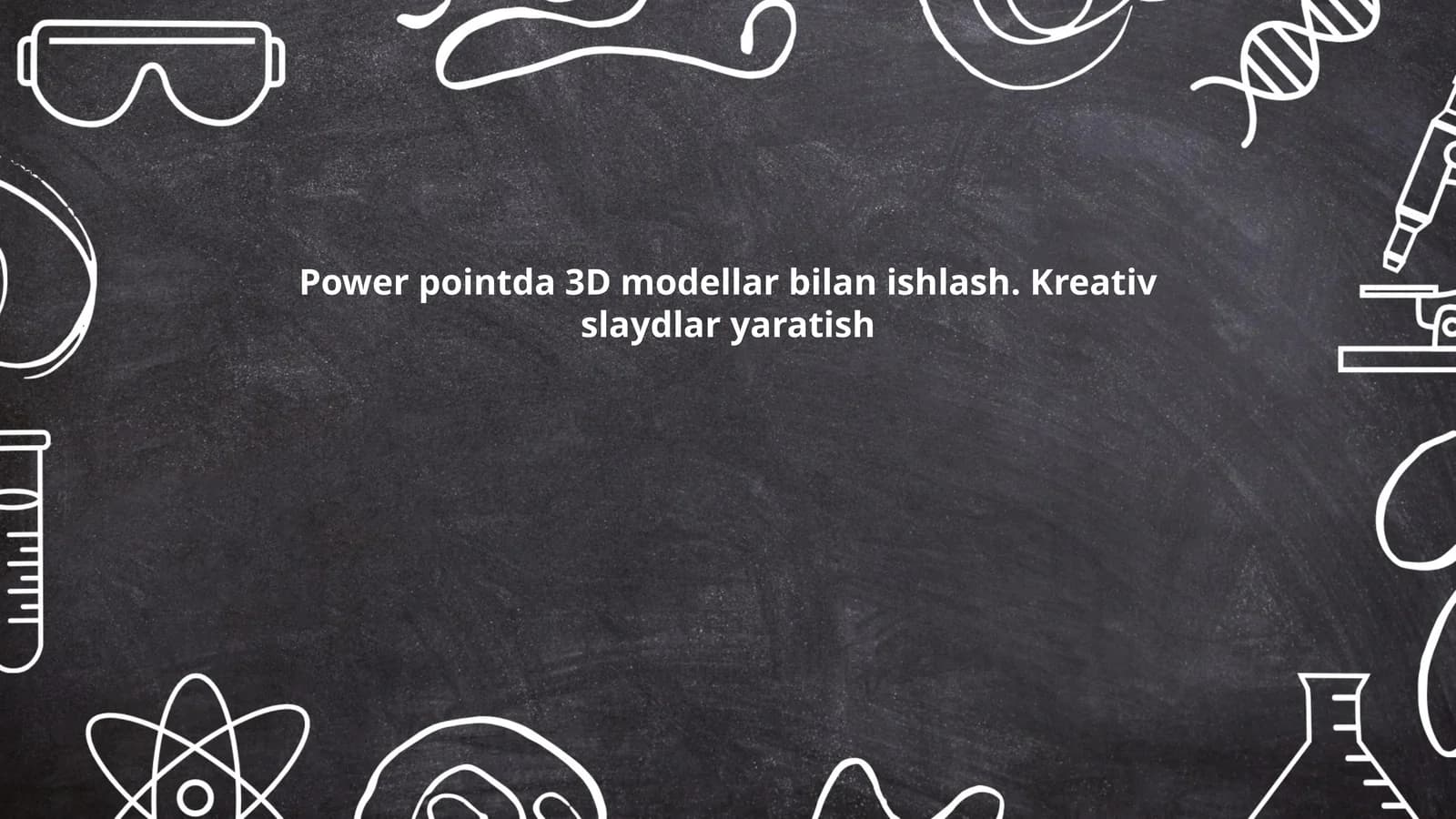 3D modellar asoslari