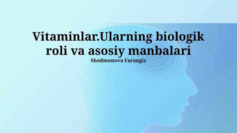 Yog‘da eriydigan vitaminlar