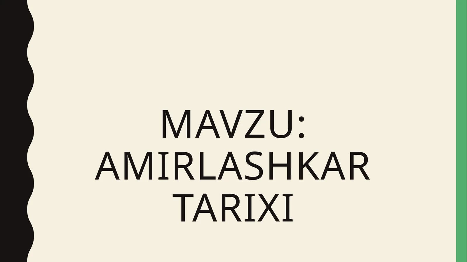 amirlashkar tarixi
