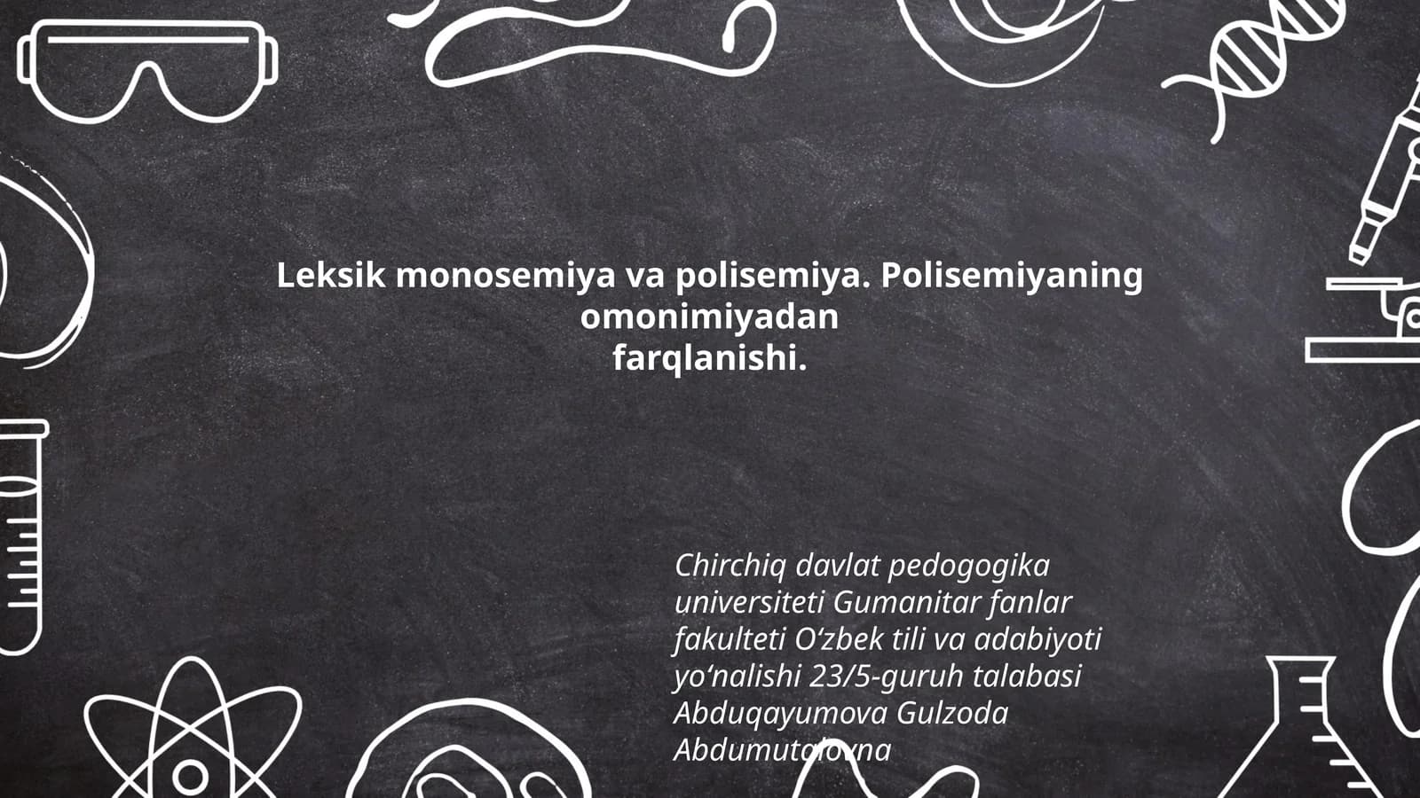 Leksik monosemiya va polisemiya. Polisemiyaning omonimiyadan farqlanishi