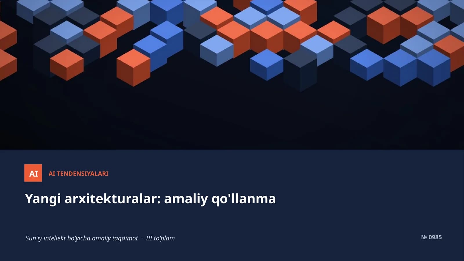 AI TENDENSIYALARI