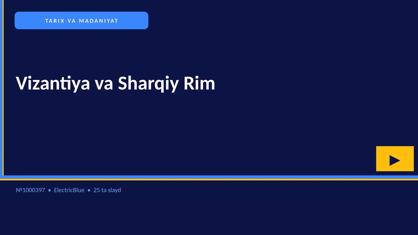Vizantiya va Sharqiy Rim