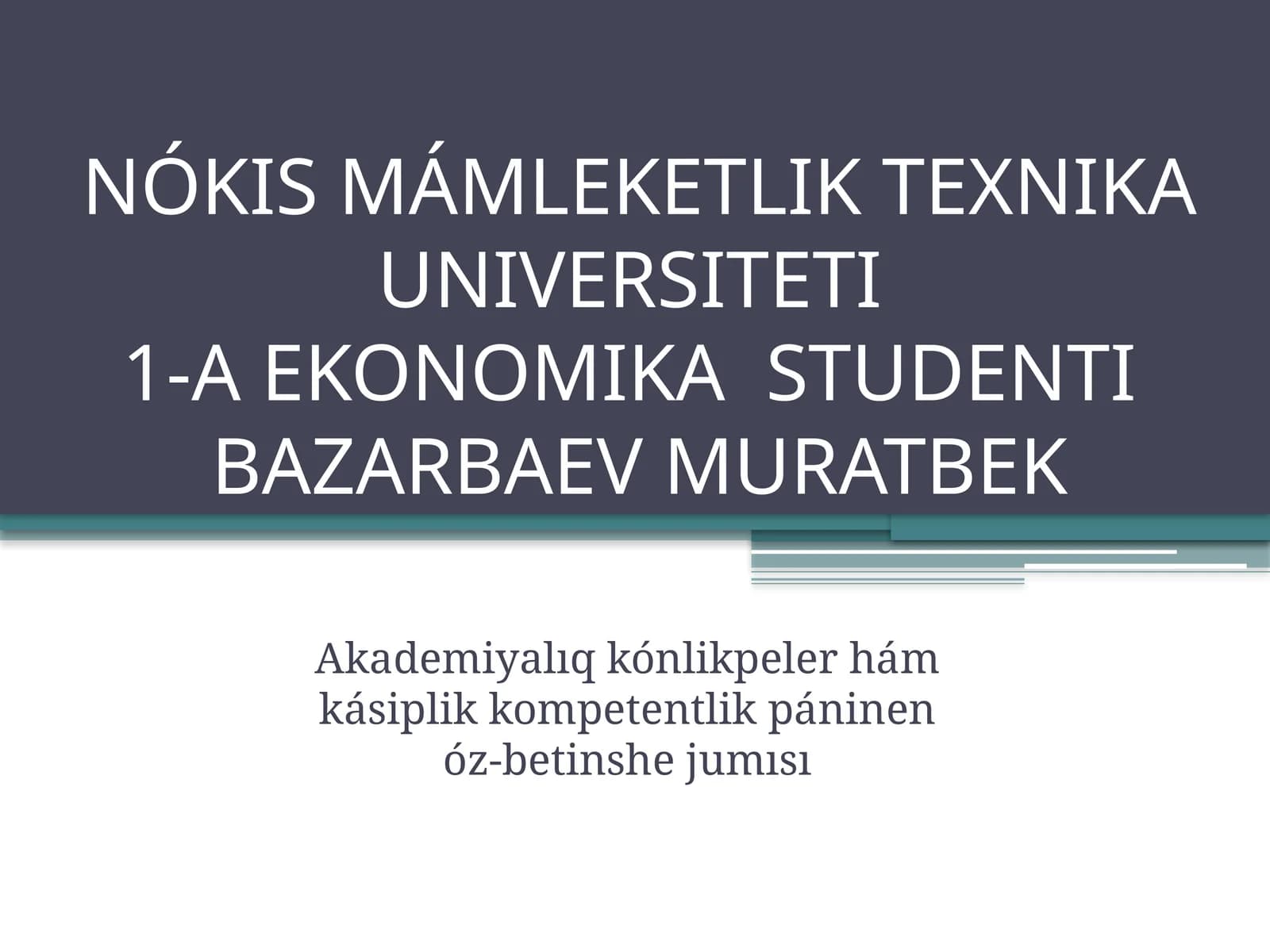 KONFERENSIYA - INFORMATSIYA HAQIDA