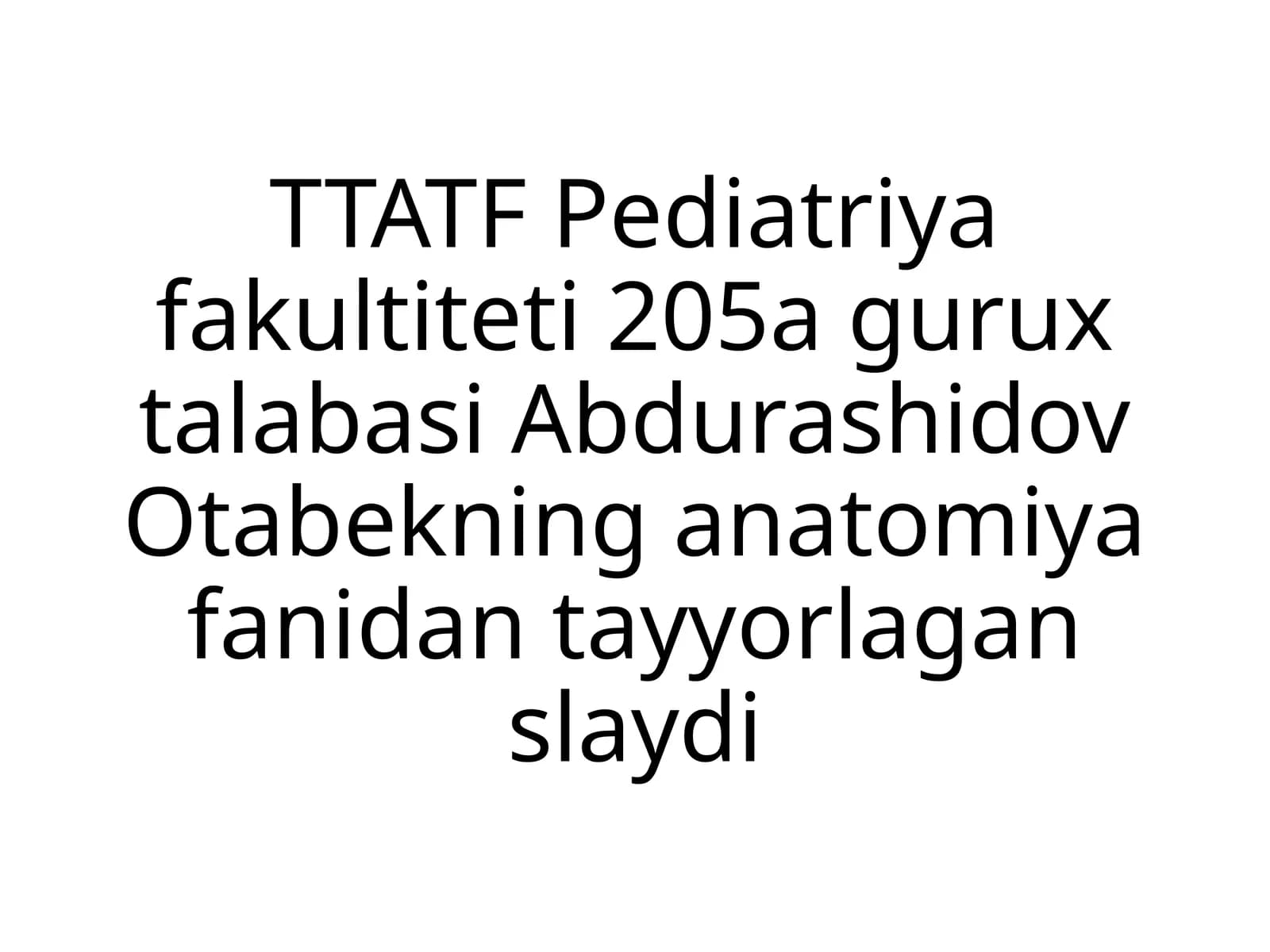 Miyacharivojlanish anatomiyasi