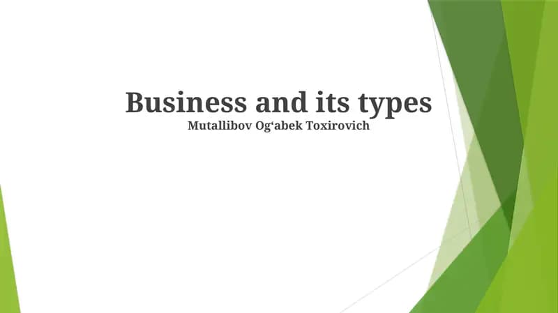 Business and its types