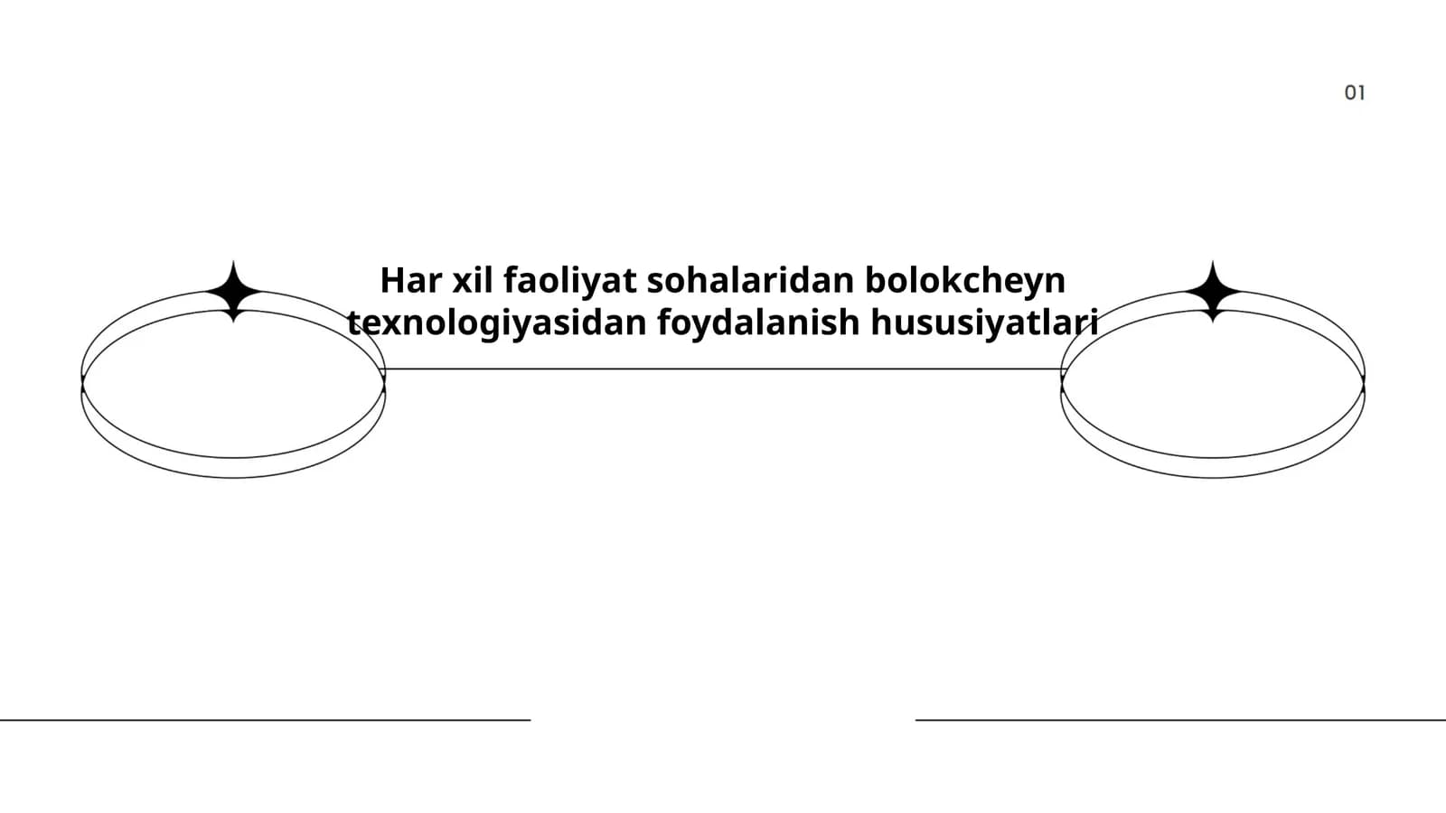Har xil faoliyat sohalaridan bolokcheyn texnologiyasidan foydalanish hususiyatlari