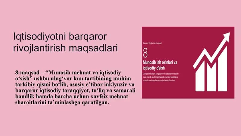 Iqtisodiyotni barqaror rivojlantirish