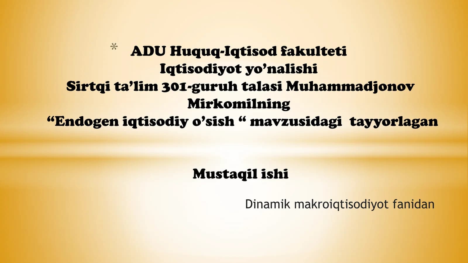 Endogen Iqtisodiy O'sish: Asosiy Tamoyillar va Oqibatlar