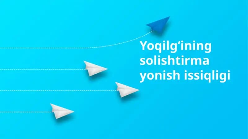 Yonilg'ining solishtirma yonish issiqligi