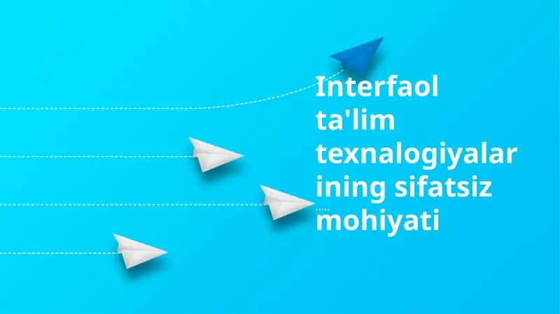 Ta'lim Texnologiyalari
