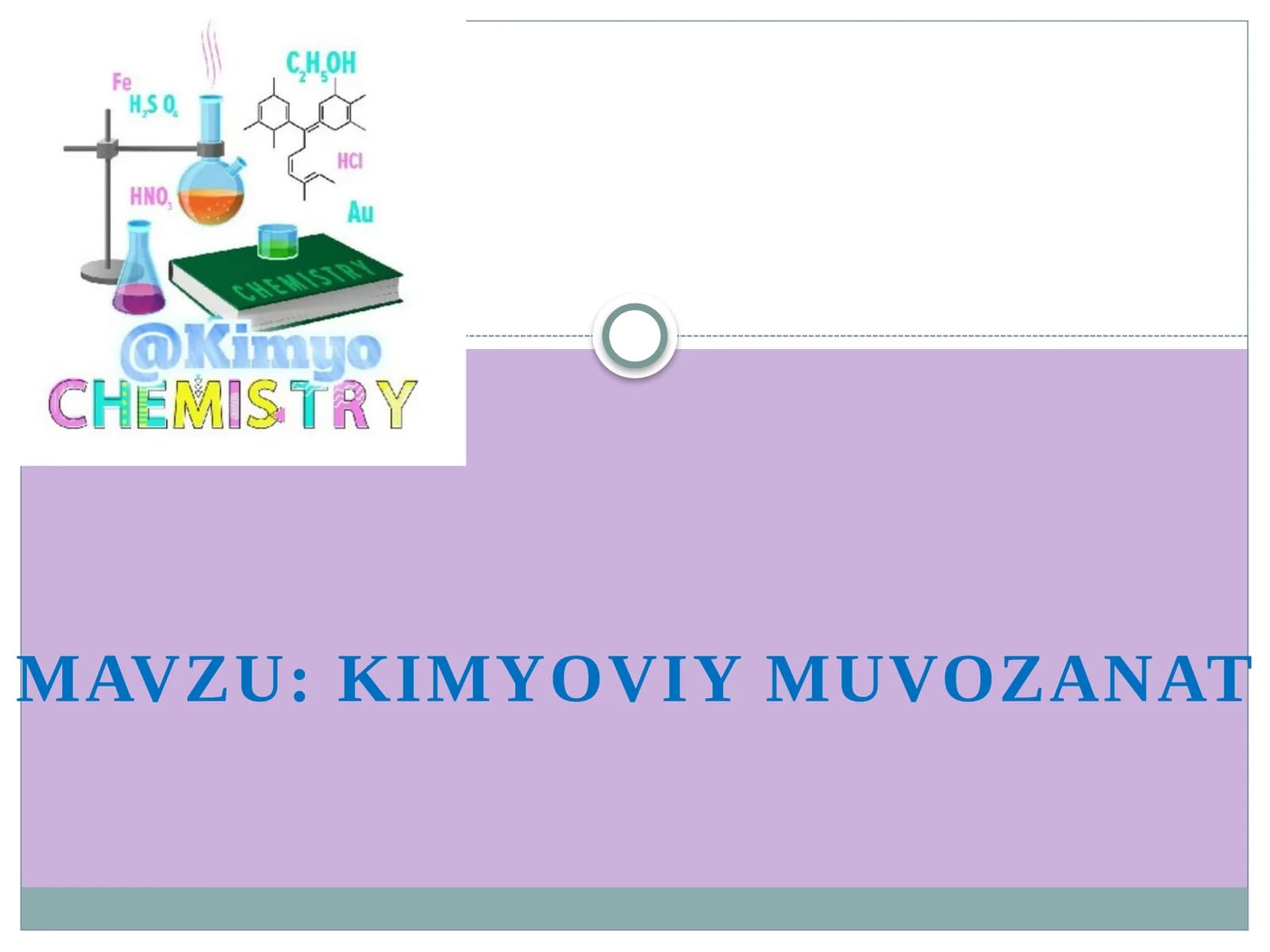Kimyoviy muvozanat