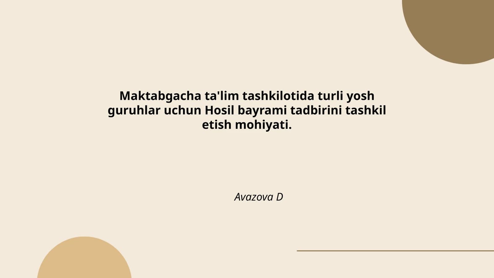 Hosil bayrami tadbiri