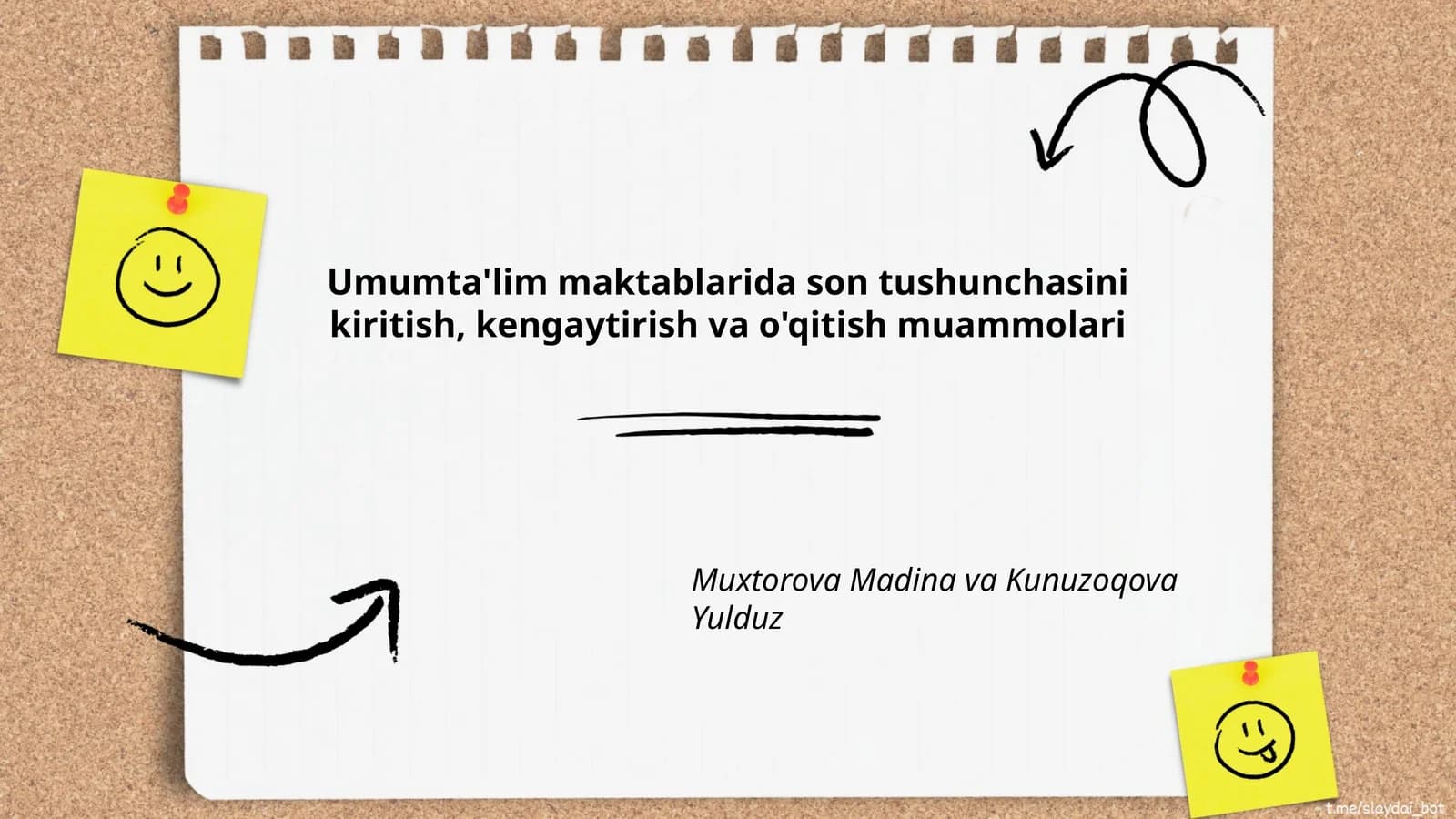Umumta'lim maktablarida son tushunchasini kiritish, kengaytirish va o'qitish muammolari
