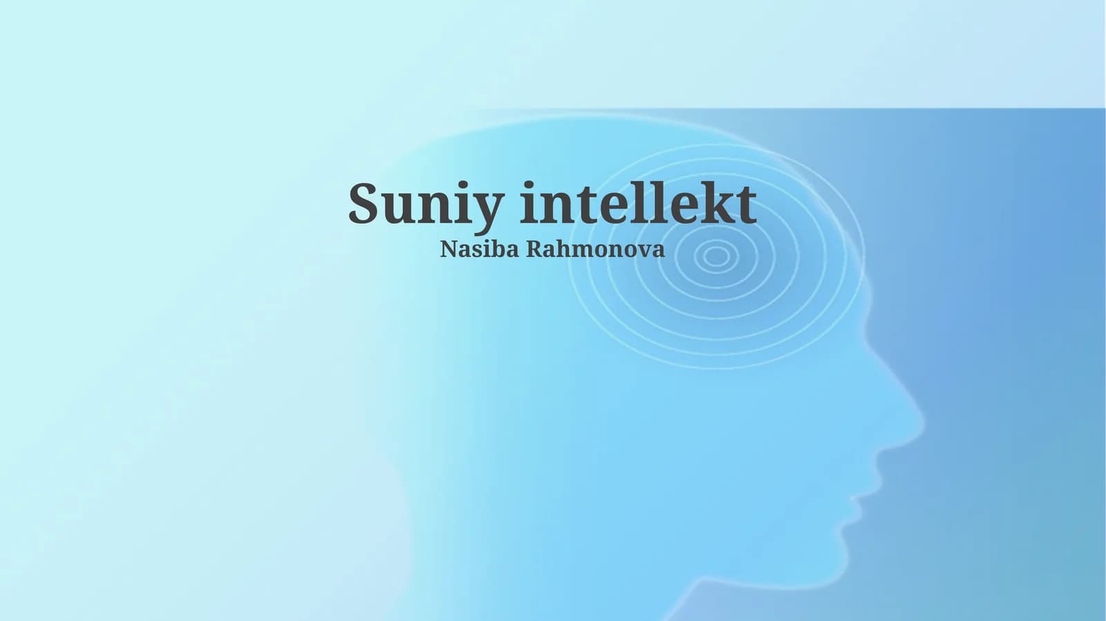 Sun'iy intellekt