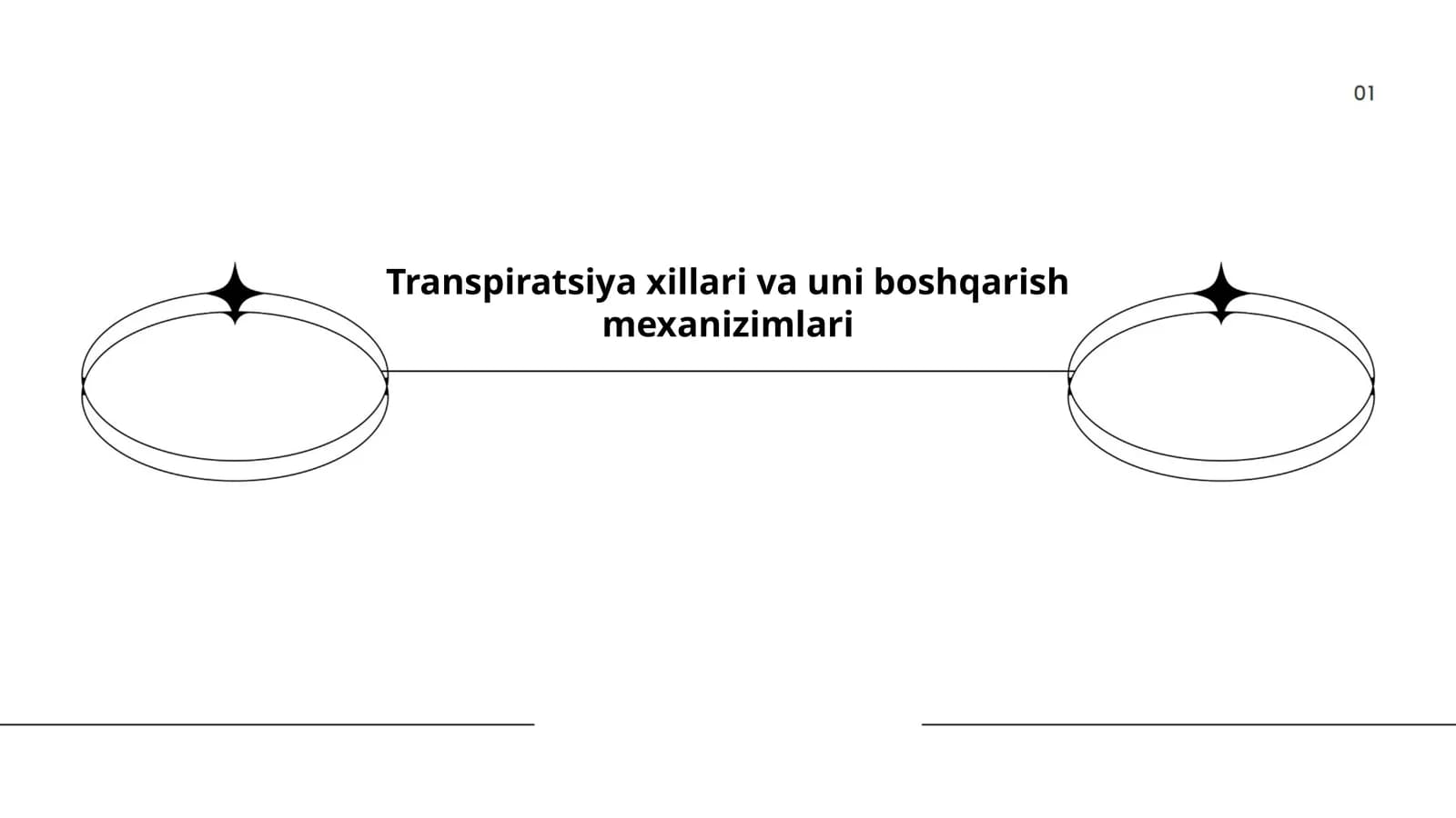 Transpiratsiya xillari va uni boshqarish mexanizimlari
