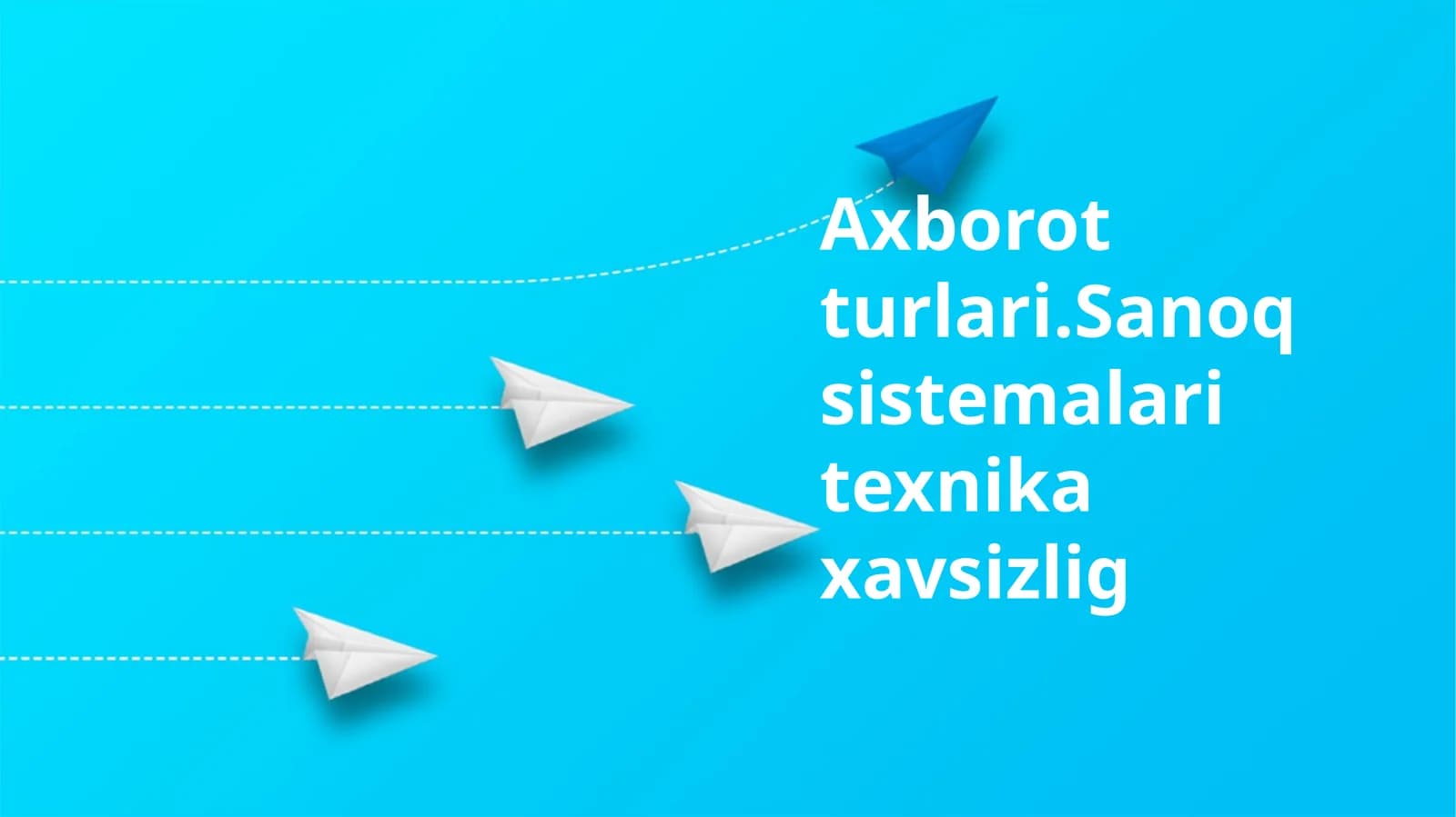 Axborot turlari