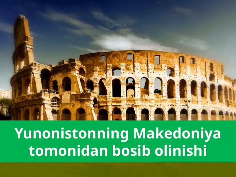 Yunonistonning Makedoniya tomontidan bosib olinishi