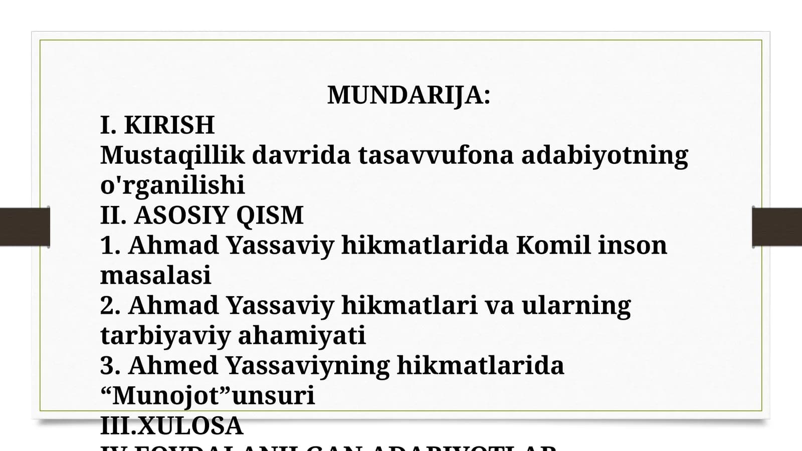 Mustaqillik Davrida Tasavvufona Adabiyotning O'rganilishi