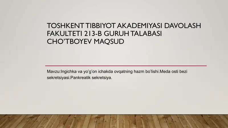 Pankreatik sekretsiya