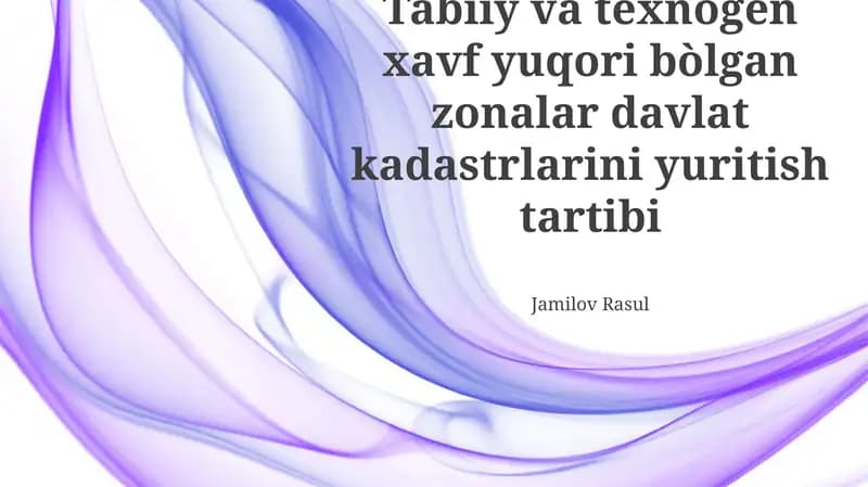 Xavf-xatar tahlili va prognozlash