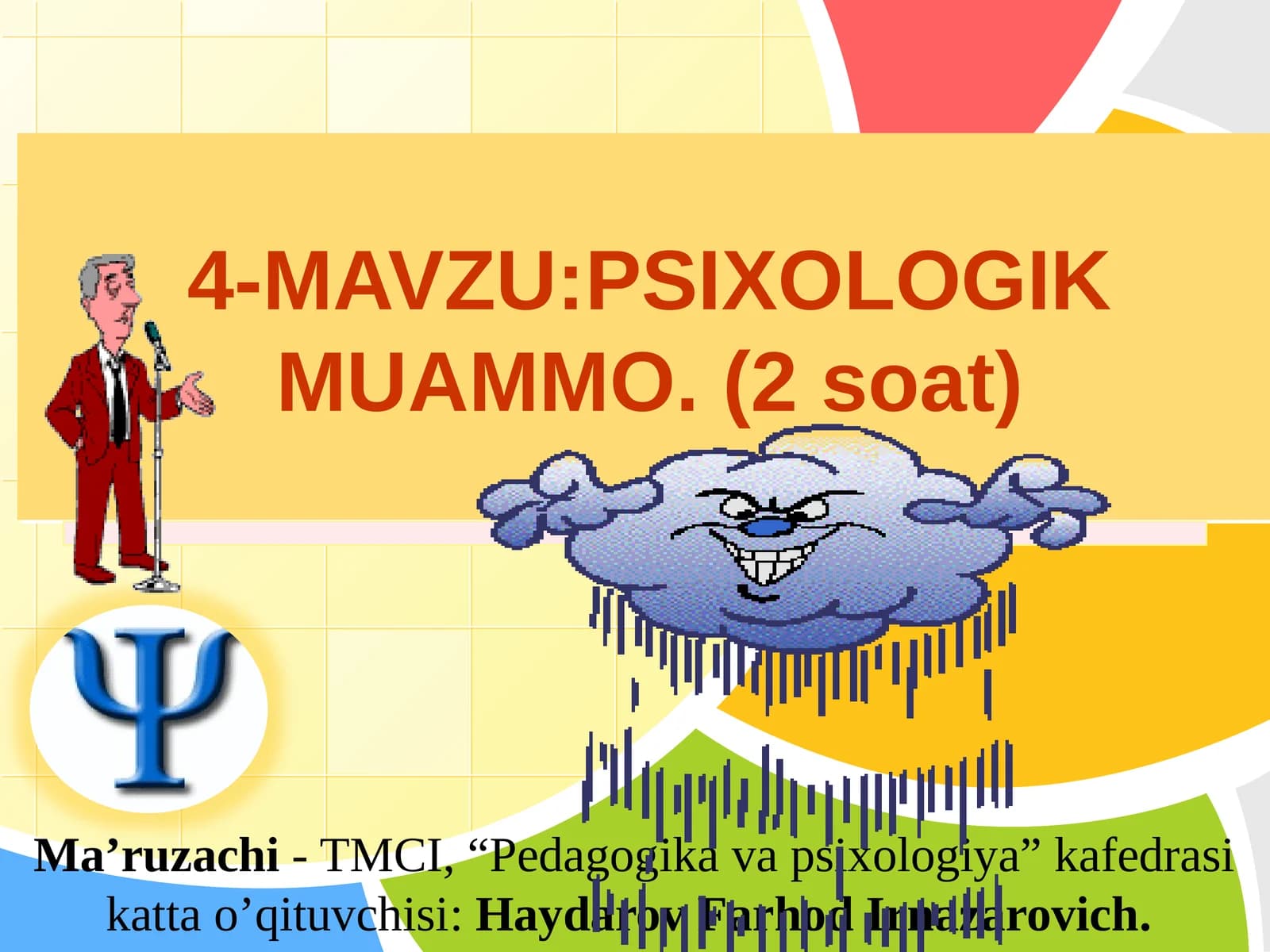 PSIXOLOGIK MUAMMO