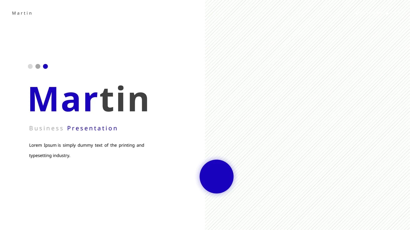 Martin BusinessPresentation