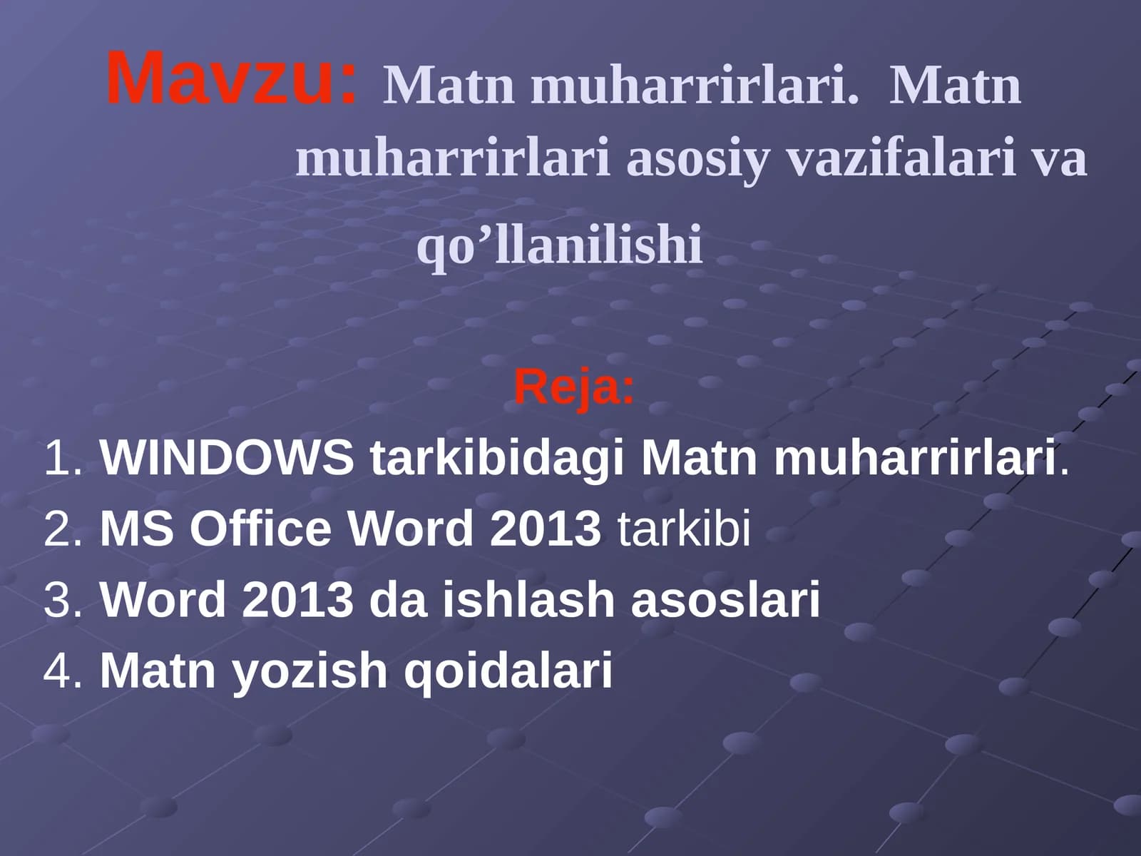 Matn muharrirlari. Matnmuharrirlari asosiy vazifalari va qo’llanilishi