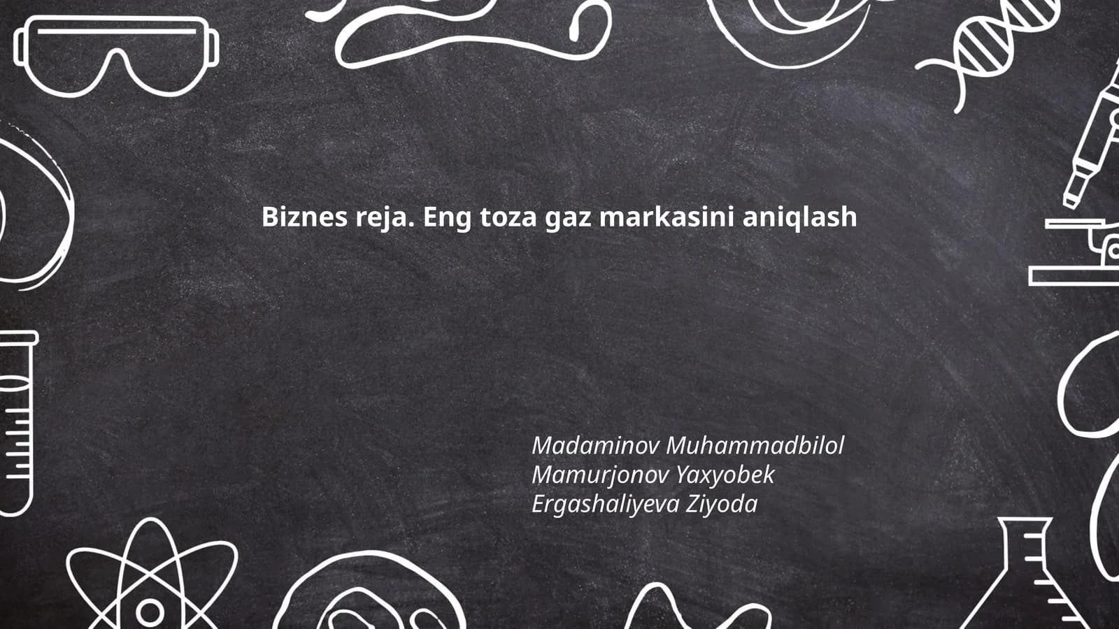 Biznes reja. Eng toza gaz markasini aniqlash