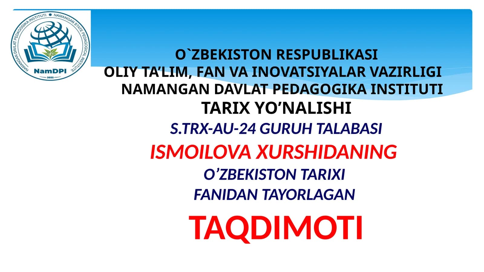 O'rta Osiyoda Eneolit davri manzilgohlari