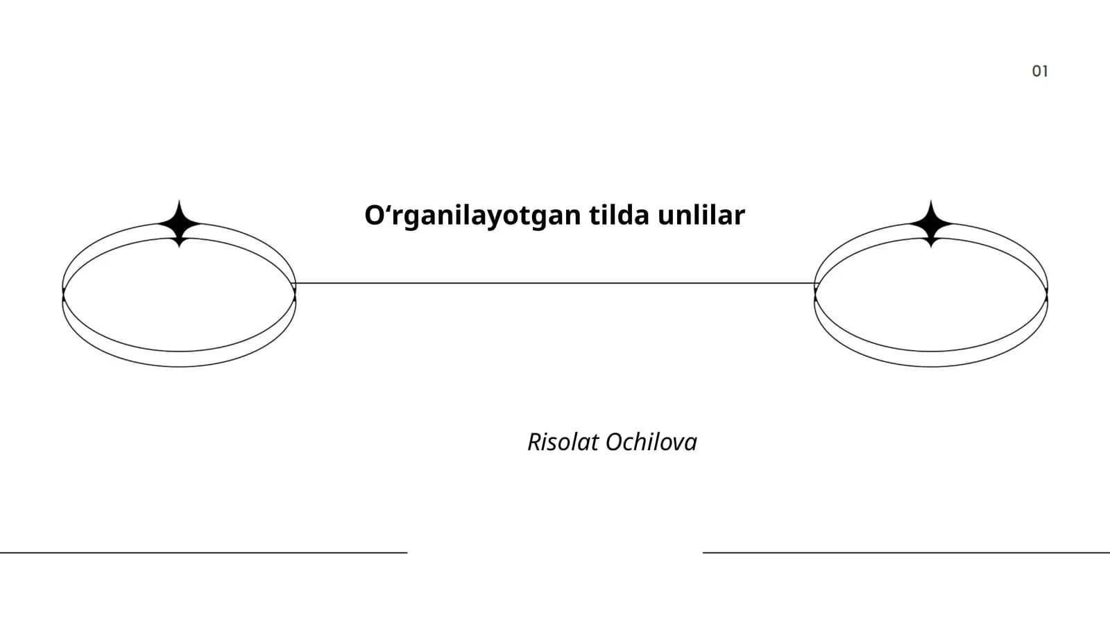 Oʻrganilayotgan tilda unlilar