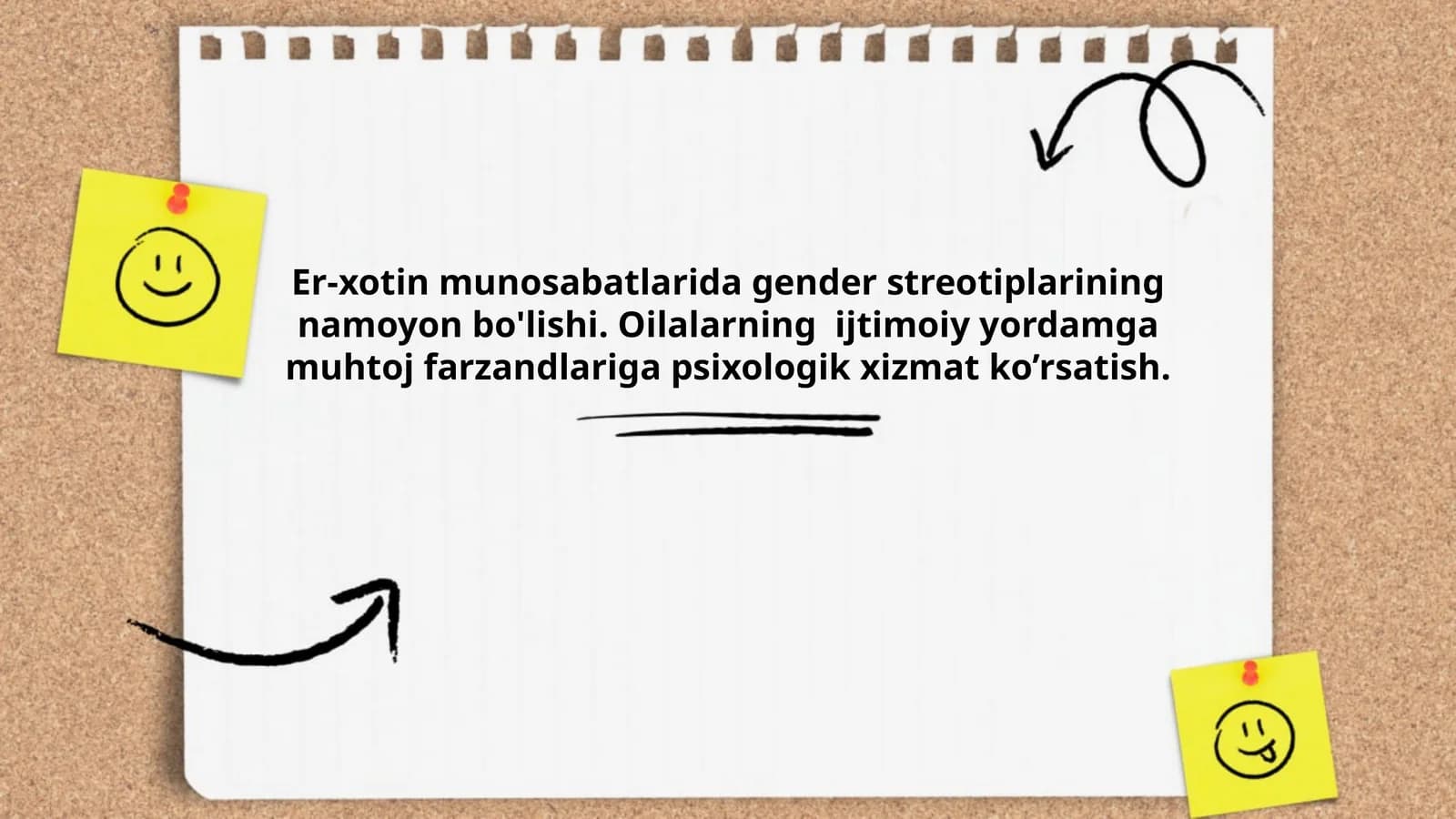 Er-xotin munosabatlarida gender streotiplarining namoyon bo'lishi