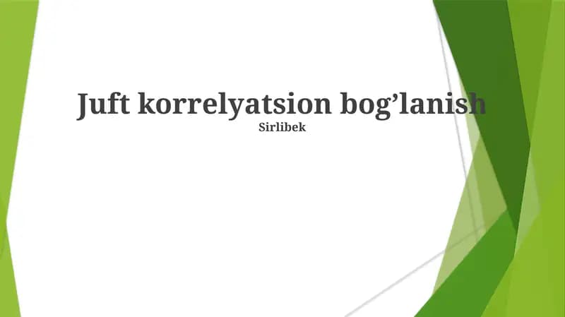 Korrelyatsiya va sababiyat