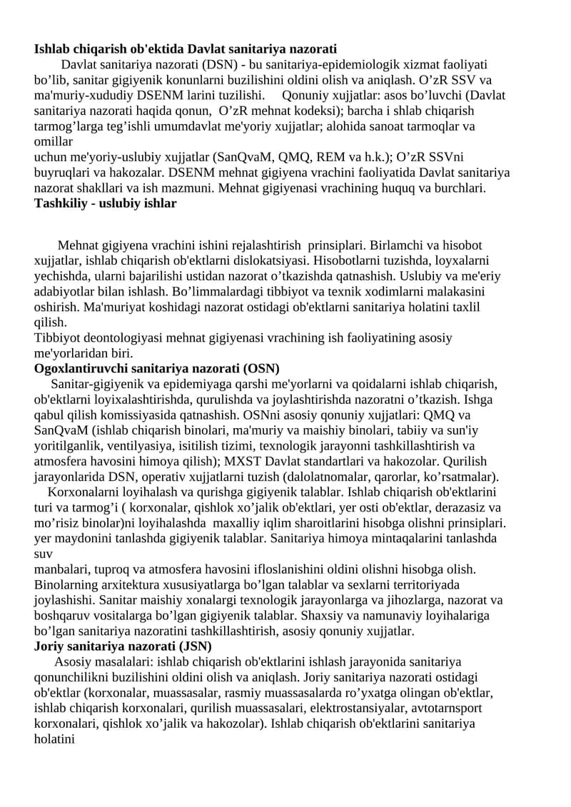 Davlat sanitariya nazorati