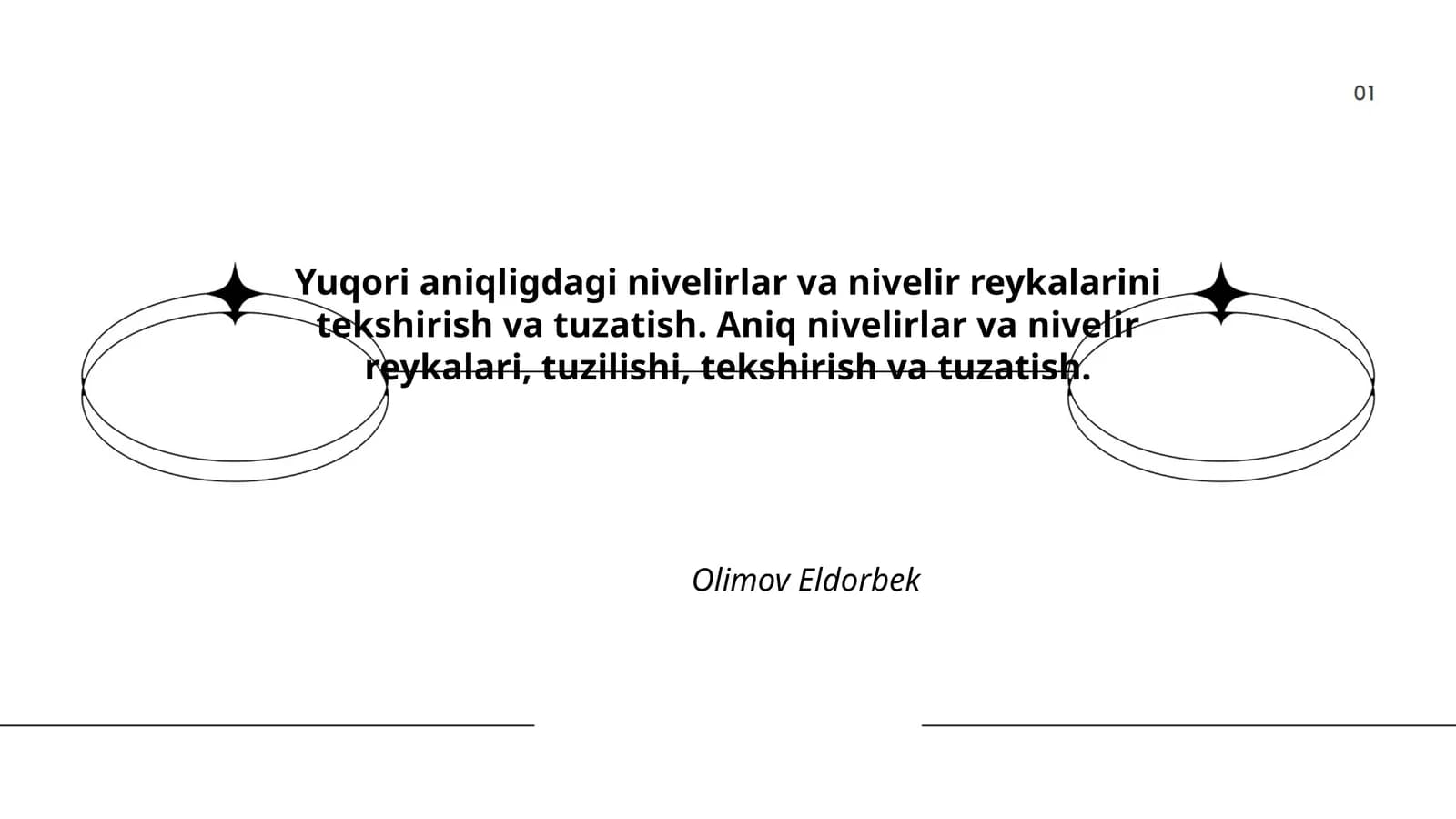 Yuqori aniqlikdagi nivelirlar turlari