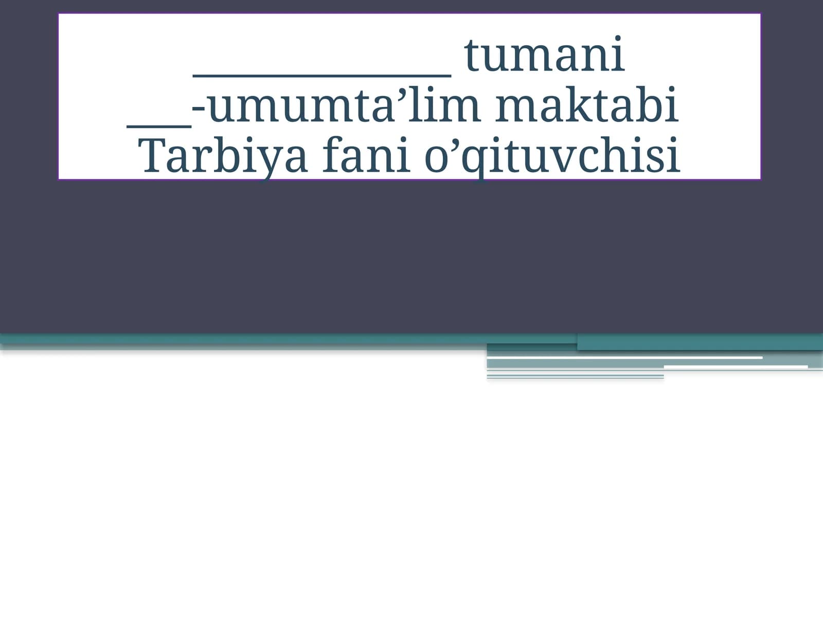Minnatdorlik yuragimda yashaydi