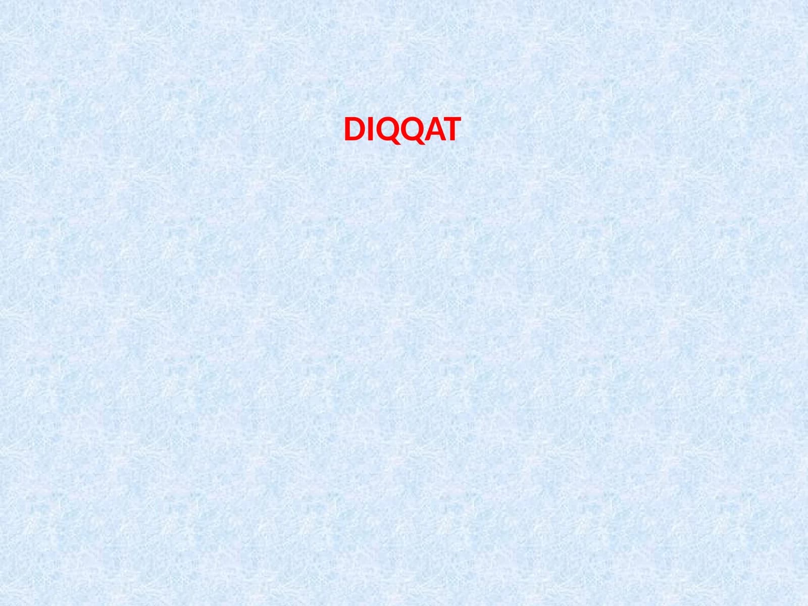 Diqqatning nerv-fiziologik asoslari