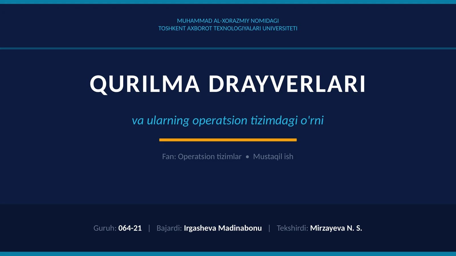 Qurilma drayverlari