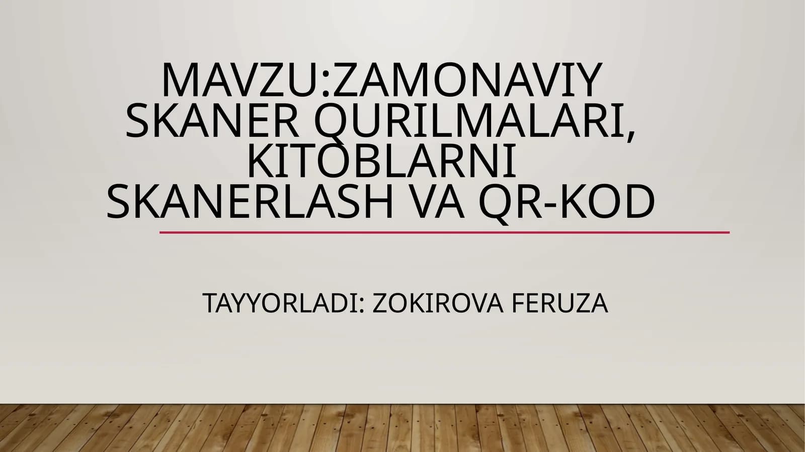 Zamonaviy skaner qurilmalari, kitoblarni skanerlash va QR-kod