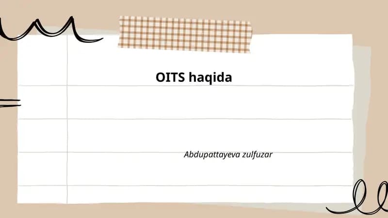 OITS haqida