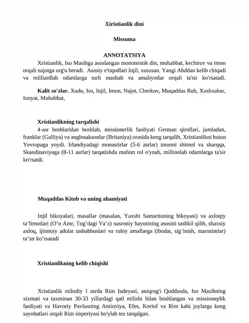 Xiristianlik dini