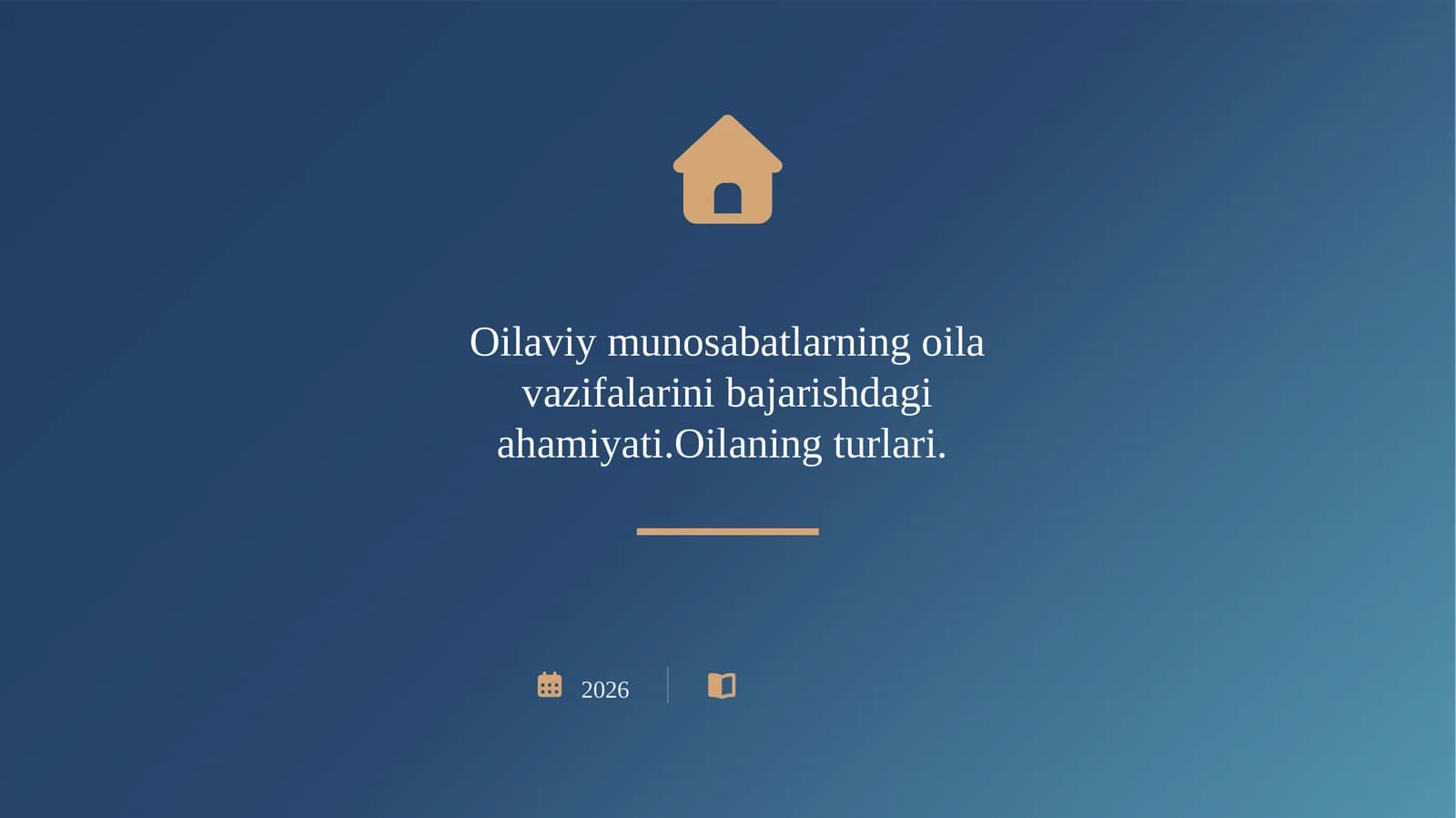 Oilaviy munosabatlarning oilavazifalarinibajarishdagi ahamiyati