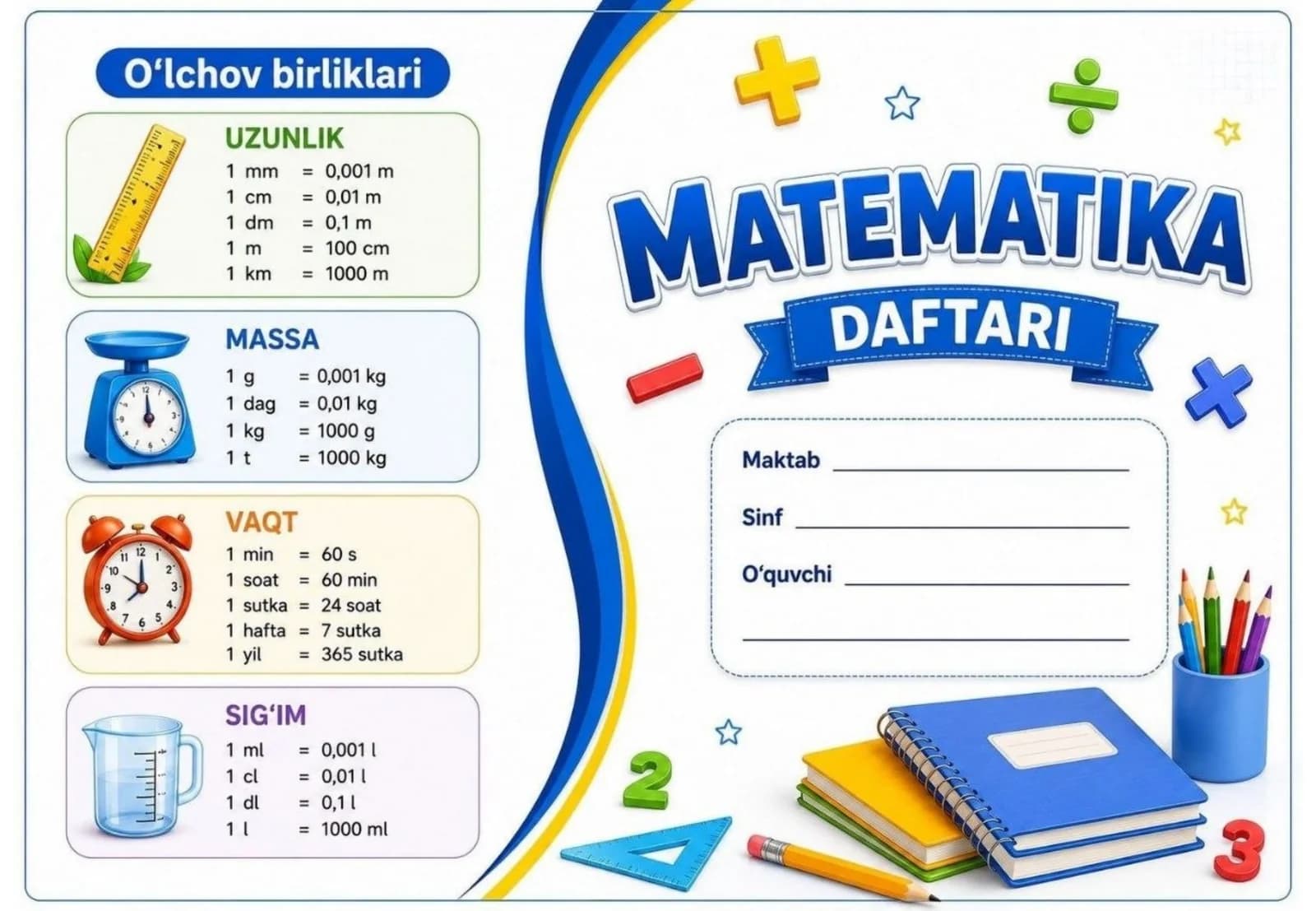 matematika fanidan daftar muqovasi