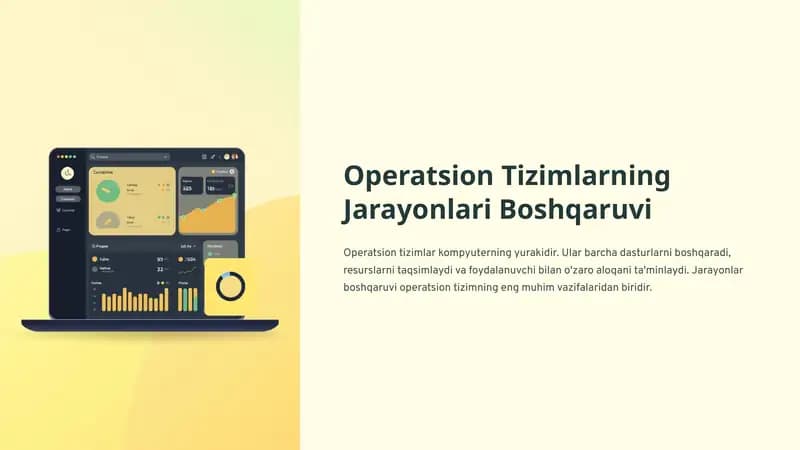 Operatsion Tizimlarning Jarayonlari Boshqaruvi